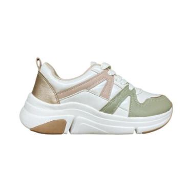 Imagem de Tênis feminino modare casual conforto e estilo, Branco off, 37