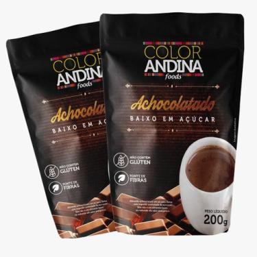 Imagem de ACHOCOLATADO BAIXO AÇÚCAR Color Andina 200g2 pacotes