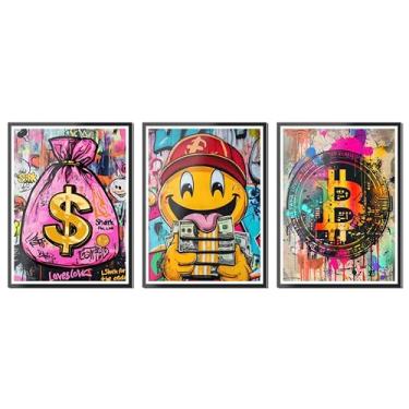 Imagem de HK Studio Pôster de dinheiro, pôsteres para estética de sala - decoração de dinheiro, sem moldura, 33 x 43 cm