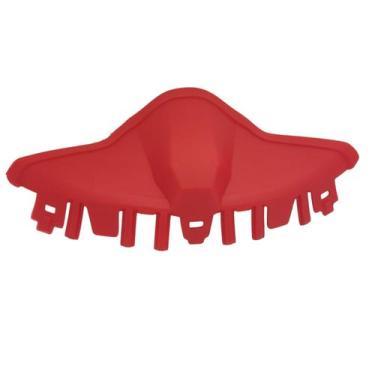 Imagem de Narigueira Vermelha Alta Capacete Universal Shark Axxis Norisk Ls2 Mt 