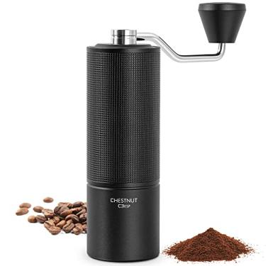 Imagem de Moedor de café manual Chestnut C3 ESP TIMEMORE, moedor de café manual com configuração interna ajustável, moedor de café com rebarba cônica S2C de aço inoxidável, para prensa de café expresso para