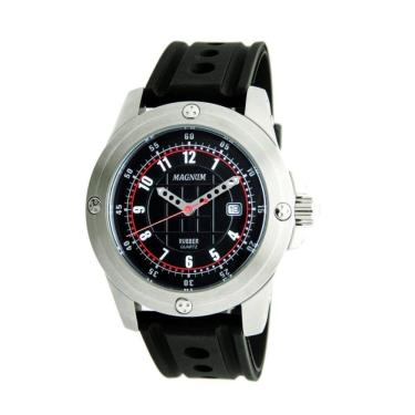 Imagem de Relógio Magnum Masculino Ref: Mr30493t Rubber Prateado