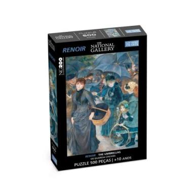 Imagem de Quebra Cabeça Puzzle 500 Peças Os Guarda Chuvas - Renoir Mimo Toys - 2