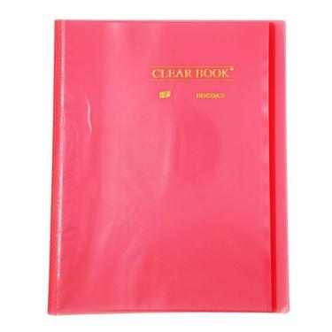 Imagem de Pasta Catálogo A4 Yes 50 Envelopes Bd50As Clear Vermelho