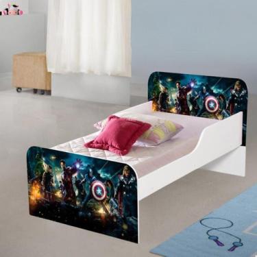 Imagem de Mini Cama Infantil MDF de personagens para Meninos - Casa Móveis, Ving