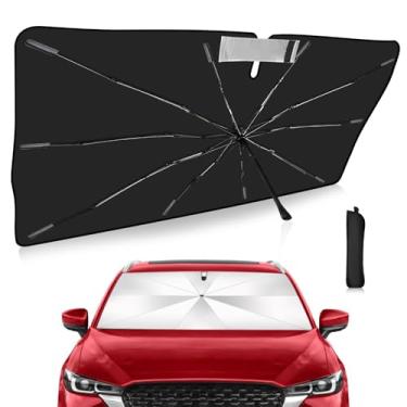 Imagem de Guarda-sol de para-brisa personalizado adequado para Honda CRV CR-V 2023 2024 2025 capa de carro com proteção UV dobrável, escudo de chuva de emergência e protetor de painel - Acessório automotivo