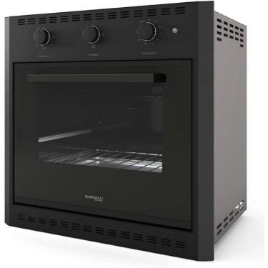 Imagem de Forno Elétrico de Embutir Frontal 60L Inox/Preto | Nardelli