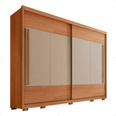 Imagem de Guarda Roupa Casal Roma 2 Portas 6 Gavetas Marrom Caemmun