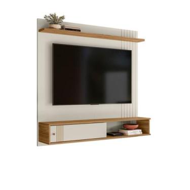 Imagem de Painel Suspenso Detalhe Ripado Sala Estar Quarto TV Até 55 Polegadas 1