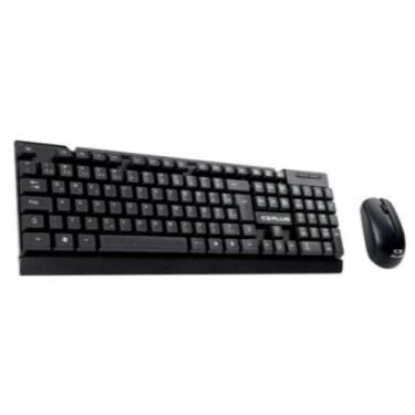 Imagem de Kit Teclado + Mouse Sem Fio 1000Dpi C3Tech - Alex Imports Mt