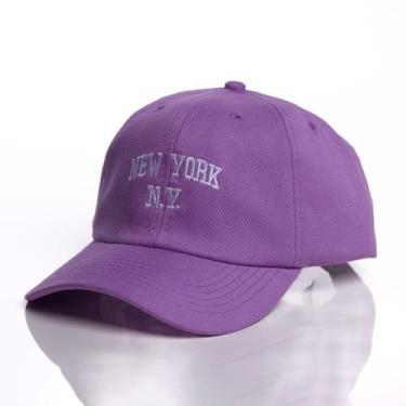 Imagem de Boné Ny New York Retro Basebol Aba Curva Masculino e Feminino Regulage