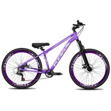 Imagem de Bicicleta Aro 29 KOG 1X7 Tipo Freeride Viking Hupi Gios, Lilas brilho,