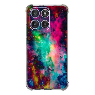 Imagem de Beaucov Capa para Moto G Stylus 2025, universo colorido, proteção contra quedas, à prova de choque, capa protetora de corpo inteiro resistente a arranhões para Motorola Moto G Stylus 2025