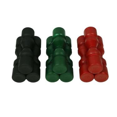 Imagem de Kit Shakers Ganzá Chocalho 3 Unidades Jhamma Percussões