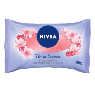 Imagem de Kit c/ 6 Sabonete Barra Flor De Cerejeira Oleos Essenciais - Nivea