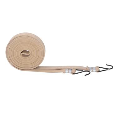 Imagem de Bungee Cords Com Ganchos, Cordão Elástico Com Gancho de 2,4 Cm de Largura 4,6 Mm Espessura Elástica Pesada Faixa Bungee Lisada Tira para Transporte para Transporte Bagagem Em Movimento (2,5m)