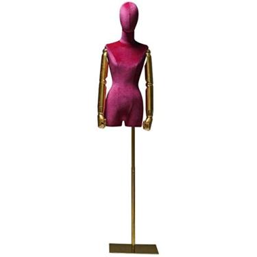 Imagem de CUTPOIY Manequim Tailors Manequim, prateleira de loja de roupas femininas de luxo para manequins femininos