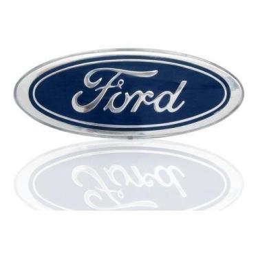 Imagem de Emblema Grade F1000 Ford Oval Azul Grande - HARA EMBLEMAS