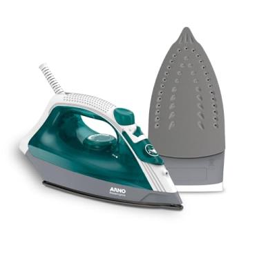 Imagem de Ferro a Vapor Arno Steamgliss com Base Antiaderente, 1200W, Verde, FSGP 110V