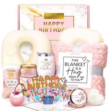 Imagem de Cesta de presentes HSOEIXL Presentes de aniversário para mulheres com 