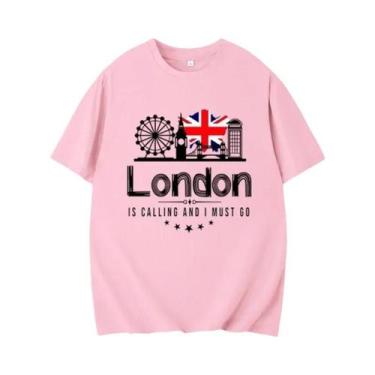 Imagem de Camisa com Mapa de Londres - Presente para Amantes de Viagens, BR-G4, 
