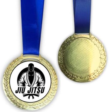 Imagem de Kit 10 Medalhas Personalizada para Premiação Esportiva, 58mm, com Fita