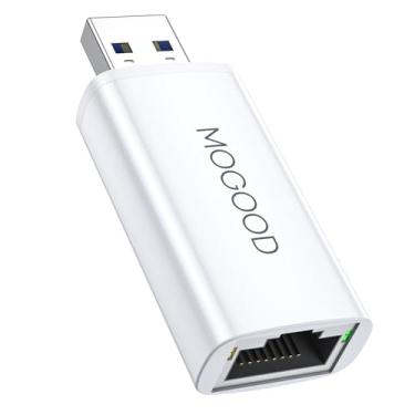 Imagem de MOGOOD Adaptador Ethernet USB 3.0 – Adaptador de rede Gigabit LAN USB para TV, Chromebook, Laptop, Windows, Mac OS, Surface Pro
