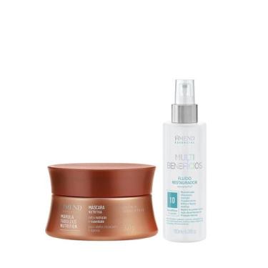 Imagem de Amend Expertise Marula Fabulous Masc 300ml + Essencial Fluído 180ml