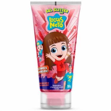 Imagem de Gel Glitter Luccas Neto Cabelos e Corpo - 180g - CIA DA NATUREZA