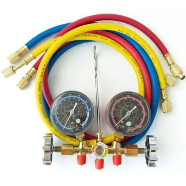 Imagem de Manifold R22 - R134 - R404 Mangueira 90 cm Sem Maleta Suryha