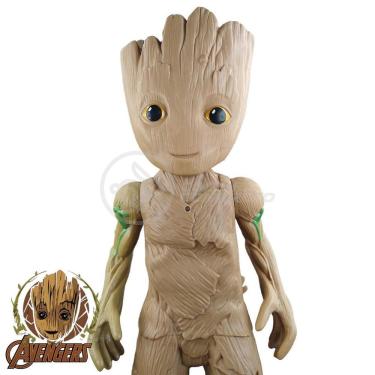 Imagem de Brinquedo Boneco Vingadores Groot Árvore 27Cm Heróis Marvel