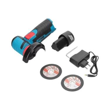Imagem de Mini Esmerilhadeira Angular Sem Fio De 12V Com Motor De Escova Para Co