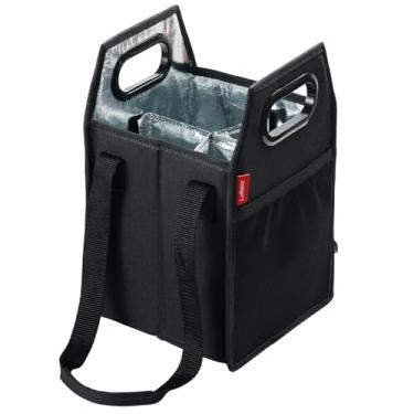 Imagem de LUILANC Porta-Garrafas De Vinho Dobrável, 4 Caixas Armazenamento, Estojo Portátil Reutilizável Para Bolsa Mudança, Carrinho Férias, Compras Supermercado, Acessório Degustação