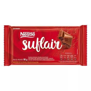 Imagem de Barra de Chocolate ao Leite Suflair 80g - Nestlé