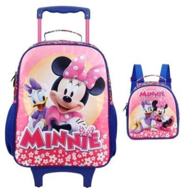 Imagem de Kit Mochila de Rodinha Xeryus 16 Minnie 11420-Feminino