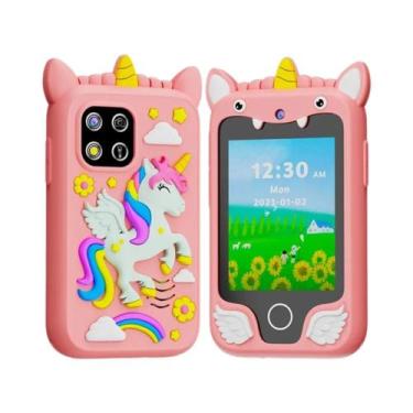 Imagem de Telefone Educacional Infantil Com Câmera Dupla, Reprodutor De Música, 