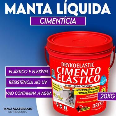 Imagem de Manta Liquida Cimenticia Impermeabilizante Ideal para Lajes 20Kg - Dry