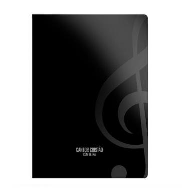 Imagem de Livro - Cantor Cristão Grande com Letra Brochura Preto