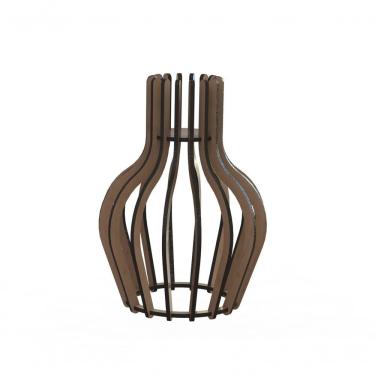 Imagem de Luminária Teto Tipo Pendente Copan Mdf - Completa Mdf Cru