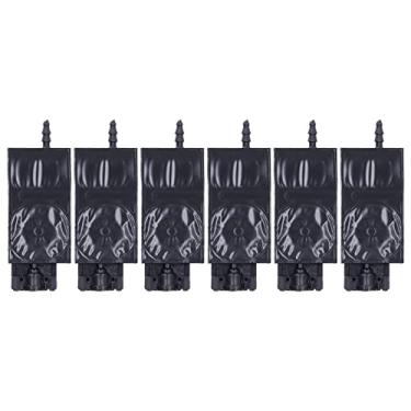 Imagem de Garosa 6PCs Dampers Retangulares de Tinta PP para Impressoras XP600 Tubo de Tinta de 4 Mmx3mm, Compatível Com Tinta de Tinta à Base de água Com Tinta Solvente e Tinta de Pigmento (Preto)
