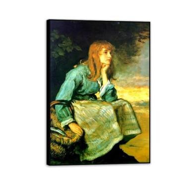 Imagem de Caller Herrin' por John Everett Millai reprodução de pintura a óleo pronta para pendurar arte de parede para decoração de quarto de casa pintura john everett millais 55 x 40 cm (22 x 16 polegadas