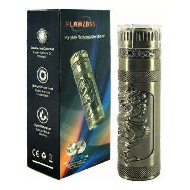 Imagem de Barbeador elétrico portátil à prova d'água recarregável tipo-c unissex