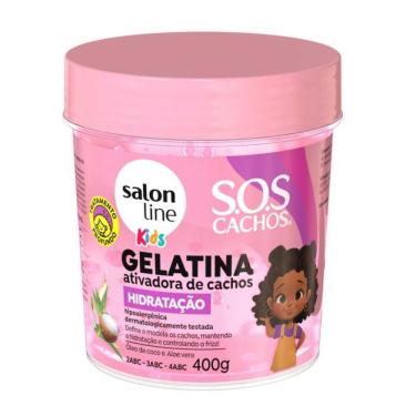 Imagem de Gelatina Salon Line Kids S.O.S Cachos Ativadora de Cachos 400g