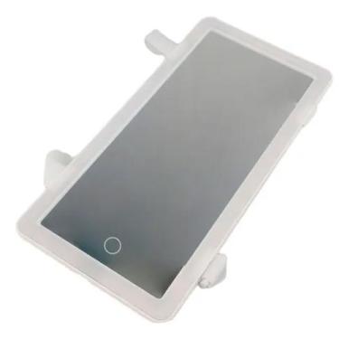 Imagem de Espelho de Carro 3 cores Led Usb Maquiagem Sem Fio Quebra Sol Automove