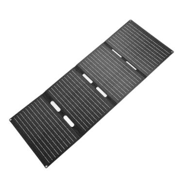 Imagem de Painel Solar Portátil de 60w, 18V 12V 5V Painel Solar Dobrável Backup de Energia USB Tipo C Direct Current Lightweight Charger de Telefone Solar para Camping