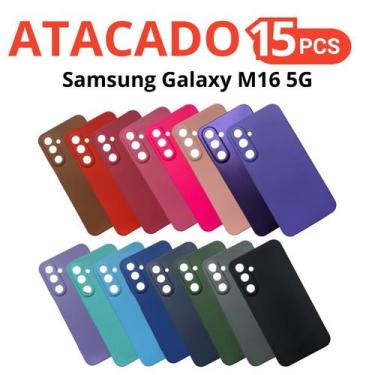 Imagem de Kit 15 Capa Capinhas Coloridas Compatível Para Galaxy M16 - Db