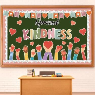 Imagem de Conjunto de decorações de quadro de avisos Spread Kindness 60 unidades