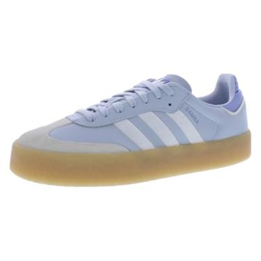 Imagem de adidas Tênis feminino Sambae, Azul halo, branco/azul, azul cintilante, 40 BR