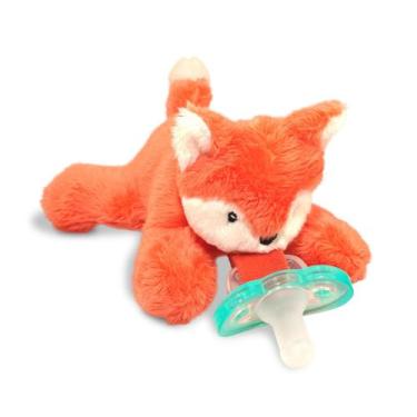 Imagem de Porta-chupeta RazBaby JollyPop com chupeta removível Fox