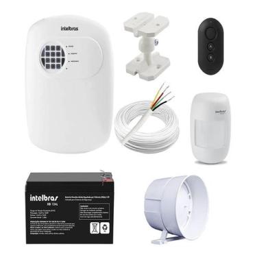 Imagem de Kit Completo Central Alarme Intelbras Anm 24 Net C/ Fio Uni